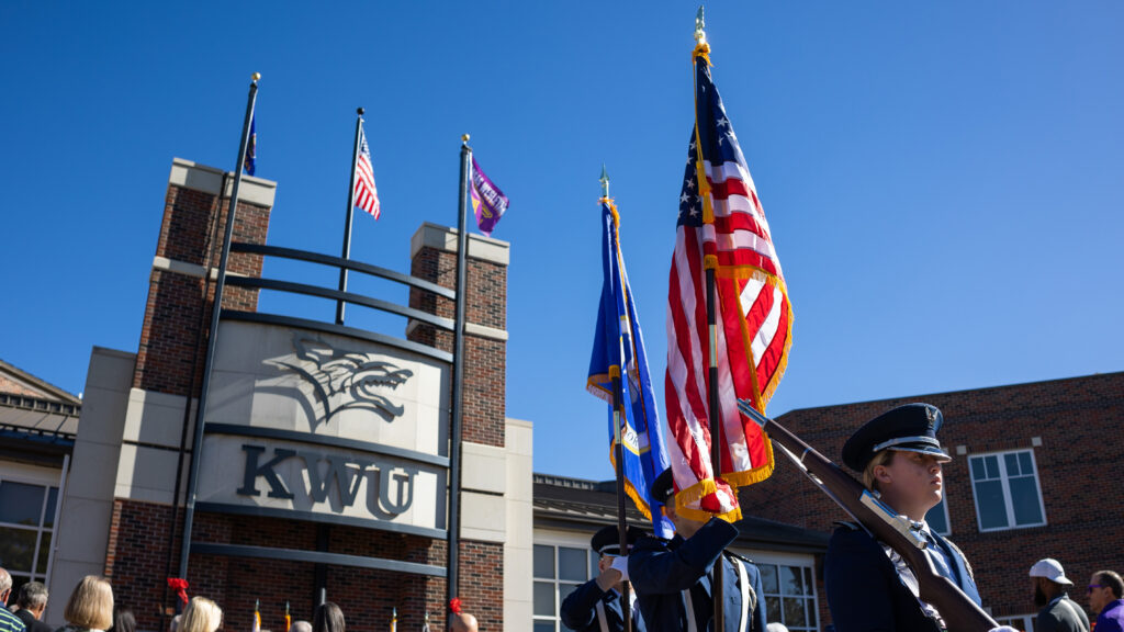 Veterans ceremony header