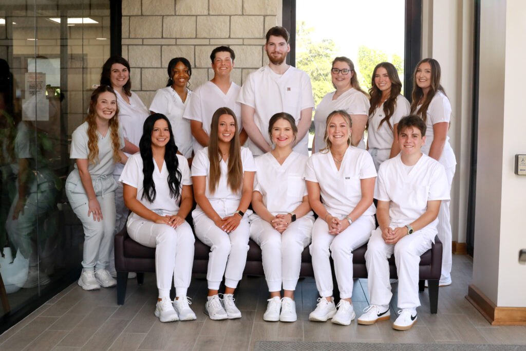 Nursing graduate group, posed photo