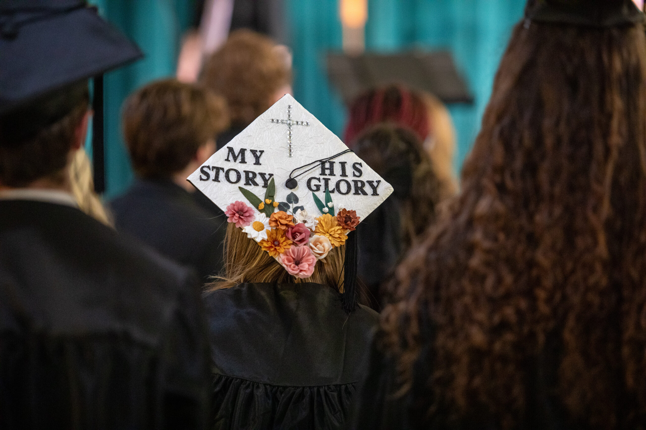 Graduate cap decorated